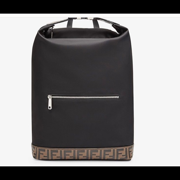 Authentic Fendi Nylon & Leather trimmed backpack - Picture 7 of 7